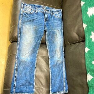 Silver Capris